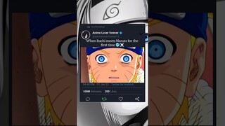 When Itachi meets Naruto for the first time 🥶☠️#shorts #anime #naruto #itachi #trendingshorts #viral