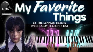 My Favorite Things by The Lennon Sisters piano cover / tutorial + sheet music  (HAUNTING VERSION)