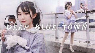 【Axi】♬DEEP BLUE TOWN มาเล่นกัน ♬Shanghai Bund ลมแรงมาก woo woo woo