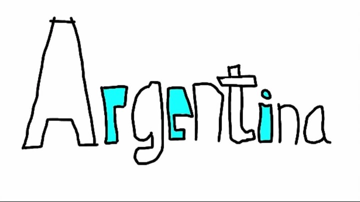 ARGENTINA DOODLE  #indieart #drawing #indieartist #art #argentina