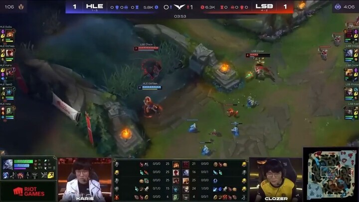 Highlights HLE vs LSB - Ván 3 _ LCK Mùa Hè 2022 _ Tuần 4 Ngày 2