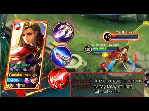 100 % Damage Benedetta: EMBLEM & BUILD | BEST BENEDETTA GAMEPLAY 2022 | MLBB