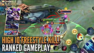 HIGH IQ FREESTYLE KILL! | Fanny Ranked Gameplay | Season 20 | MLBB