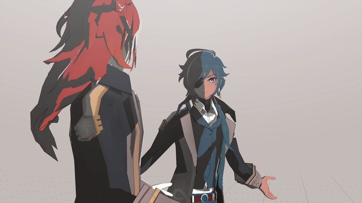 [Genshin Impact MMD]Sugar[Diluk & Kaeya]