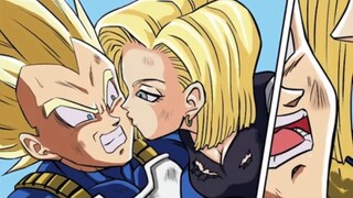 What if No. 18 kissed Vegeta instead of Krillin?