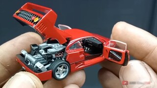 Quá đáng! Anh chàng nhẹ hơn làm nên chiếc Ferrari F40 có thể di chuyển được