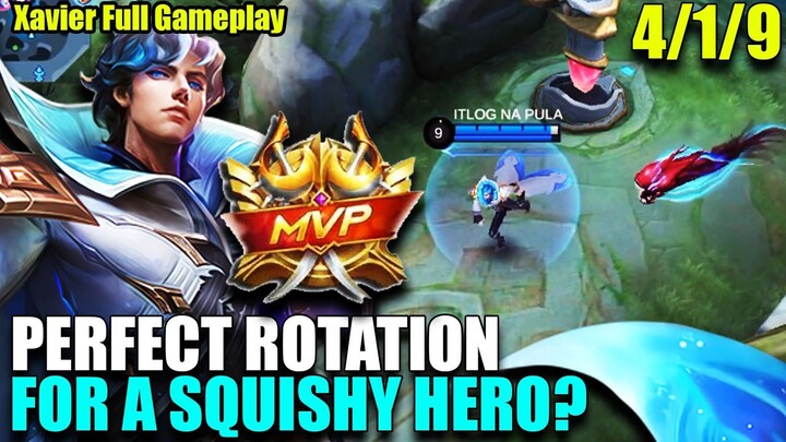 PERFECT ROTATION for a SQUISHY HERO??? XAVIER GAMEPLAY 2022 | MLBB