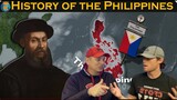 American Father & Son REACT to the history of the Philippines in 12 minutes