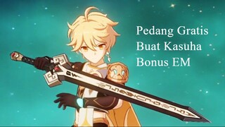 Tips Genshin Impact - Pedang Khusus Kasuha