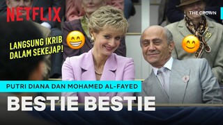 Momen Keakraban Putri Diana & Mohamed Al-Fayed | The Crown | Clip