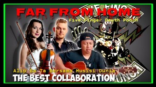 Kolaborasi Cover Terbaru‼️FAR FROM HOME (5FDP) Alip Ba Ta Ft Emilia Violin & Vocal Thomas Pedersen