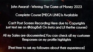 John Assaraf  course - Winning The Game of Mone download