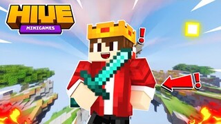 Hive Skywars [SOLO] // TOUCH Gameplay (Minecraft Bedrock Edition)