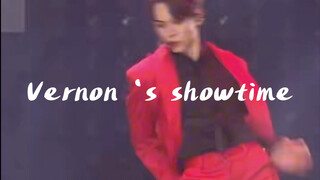 Boo-woo, now is the time! Dance break in a red suit that's twisted out of the frame!