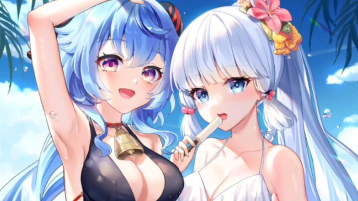 Genshin Impact swimsuit pictures, are you sure you don't want to see them, Ganyu, maid, Raiden Shogu