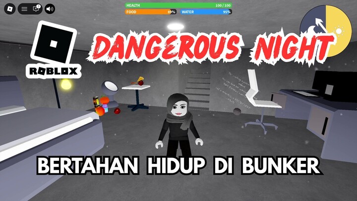 NYOBAIN BERTAHAN HIDUP DI BUNKER - Roblox Dangerous Bunker Indonesia