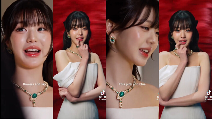 Bvlgari and bangs... they really don't match at all!