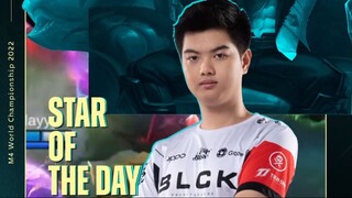 BLCK.Wise 🦖 is the most shining star today! #DareToBeGreat #MLBBM4 #MLBBEsports #M4 #MLBB #Esports