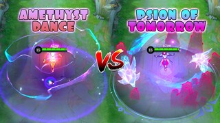 Guinevere Psion of Tomorrow Legendary Skin VS Amethyst Dance Special Skin | MLBB Comparison