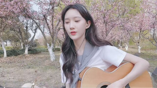 A love song in spring time in JK uniform