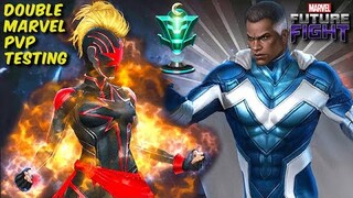 BLUE MARVEL & CAPTAIN MARVEL in PVP! Who is STRONGER - Marvel Future Fight