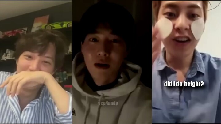 EXO XIUMIN FIRST IG LIVE IS THE FUNNIEST HAHAHA