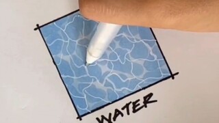 Làm thế nào để vẽ vân nước?