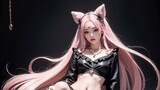 [AI] pink cat 🥰🥰😁