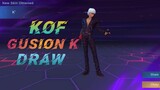 Gusion K draw || KOF || mobile legends bang bang