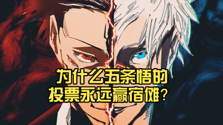 Why does Gojo Satoru always win the vote against Sukuna, even when he’s been cut in half?