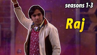 The Big Bang Theory | Short funny moments with Raj | Seasons 1-3
