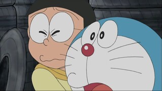 Doraemon Eps 320 "Keberuntungan dalam sushi gulung ultra & Kepanasan di salju"