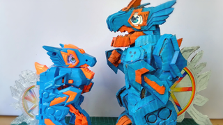 ฉันไม่พอใจกับรูปลักษณ์ DX และถูมือด้วยมังกรสีรุ้ง [Kamen Rider Gothard]
