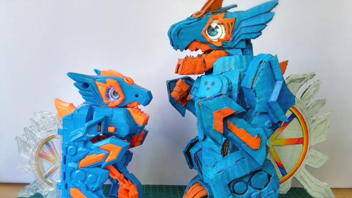 I was dissatisfied with the DX shape and made a rainbow dragon with my hands [Kamen Rider Gochard]