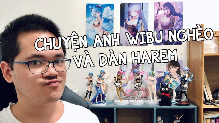 Anh Wibu rách Review dàn Harem và đống đồ anime (lót chuột, figure, poster)