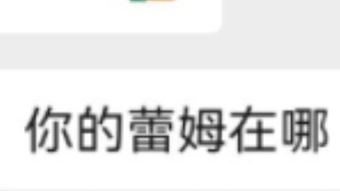 《About the time when my mother asked me where my Rem was》