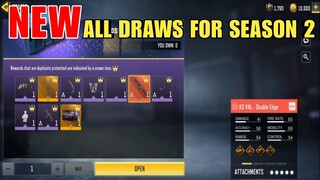 *NEW* ALL UPCOMING DRAWS ON SEASON 2 (2021) | COD MOBILE