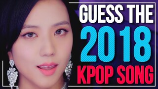 GUESS 2018 KPOP SONGS IN 1 SECOND !! 🤯🤯 | KPOP Challenge | Difficulty: Easy