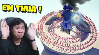 1 RÂU ĐEN VS 1000 QUÁI NHÂN SÒ LÔNG !!! (Pobbrose Đấu trường dặt dẹo TABS) ✔