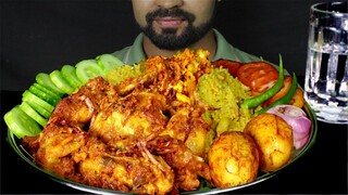 Authentic Basanti Pulao/বাসন্তী পোলাও| Chicken Roast| Boiled Egg Fry, Green Chili | #LiveToEATT