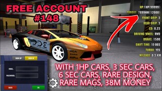 FREE ACCOUNT #148 | CAR PARKING MULTIPLAYER | YOUR TV  GIVEAWAY