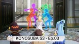 Konosuba S3 - Ep 3 (HD) Sub Indo.