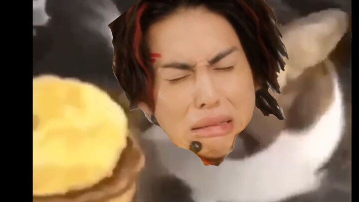 Kira, you can eat stag beetle (cheeseburger meme)