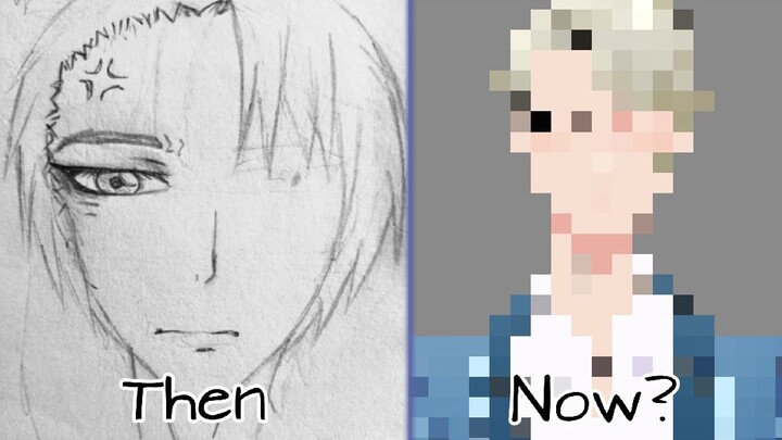 ✨REDRAWING MY OLD ART✨ 2020 VS 2022😱 ART🎨🖌️