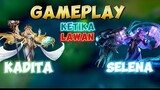 GAMEPLAY KADITA KETIKA LAWAN SELENA 🙌✍️ #gameplay #kadita #contentcreatormlbb #wiamungtzy #tutorial