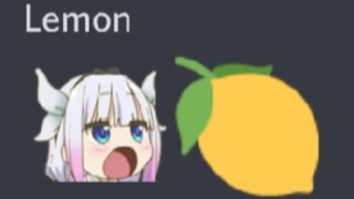 kanna eats lemon (loud audio warning)