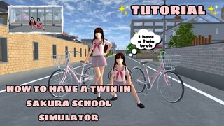 How To Have A Twin In Sakura School Simulator || Tutorial #5 || Gweyc Gaming