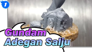 [Gundam] Adegan Salju Menghancurkan| HG Yuanzu Gundam| Adegan| Model_1