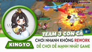 Onmyoji Arena | Team 3 con cá, chủ bể cá, cá vàng, cá ba đuôi kết hợp | Kingyo sắp rework nhẹ