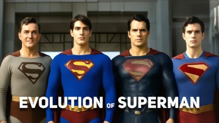 Superman's Evolution (1948–2025) #superman #dc